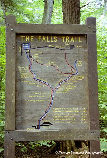 Falls Trail Sign
